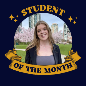 Gillian Smith — Student of the Month!